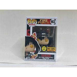 Funko Pop 983 Fire Force Tamaki Glow GITD Hot Topic Exclusive